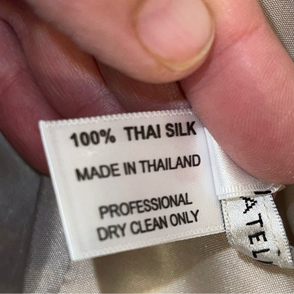 Marisa Baratelli 100% Thai Silk Strapless Dress and Cropped Jacket - Picture 15 of 17